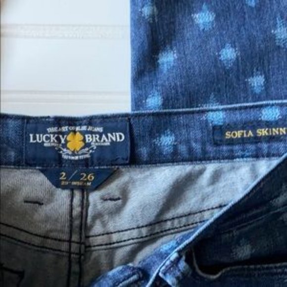 Lucky Brand Skinny Jeans Sofia Print - Picture 4 of 5
